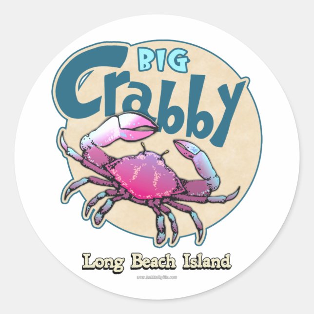 Ihr Crabby-Label Runder Aufkleber (Vorderseite)