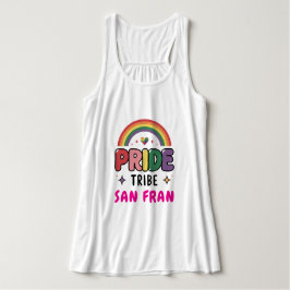IHR CUSTOM Pride TRIBE farbenfroher LGBTQ+ Regenbo Tank Top