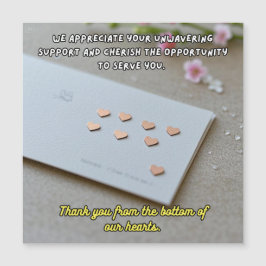 Ihr Denken bedeutet alles Magnetkarte