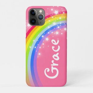 Ihr des Buchstaberegenbogens des Namens 5 roter Case-Mate iPhone Hülle