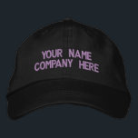 Ihr Design benutzerdefinierten Text, der mit Baseb Bestickte Baseballkappe<br><div class="desc">Wählen Sie Schriftart und Farbe - Personalisiert Design Ihre eigenen Hats mit individuellem Text - Fügen Sie Ihren Text - Name - Firma / Nummer / Letter / Slogan - Tagline / oder Website , Telefon , E-Mail , Social Media Handle , Adresse / Mehr - Wählen Sie Farbe /...</div>