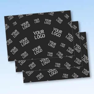 Ihr Design, Foto oder Firmenlogo zufällig gekachel Geschenkpapier Set
