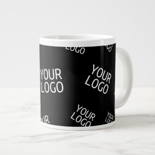 Ihr Design, Foto oder Firmenlogo zufällig gekachel Jumbo-Tasse