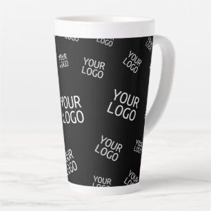 Ihr Design, Foto oder Firmenlogo zufällig gekachel Milchtasse