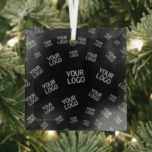 Ihr Design, Foto oder Firmenlogo zufällig gekachel Ornament Aus Glas