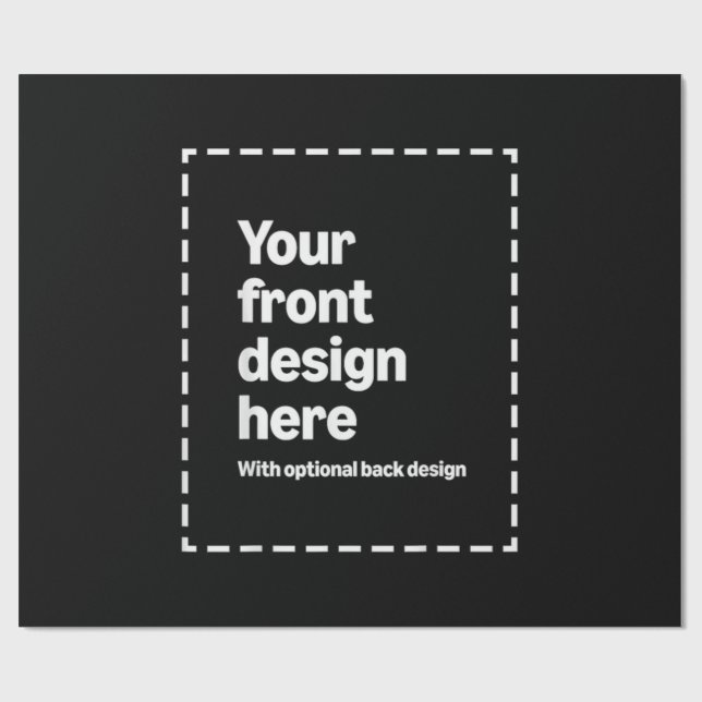 Ihr Design hier Geschenkpapier (Flach)