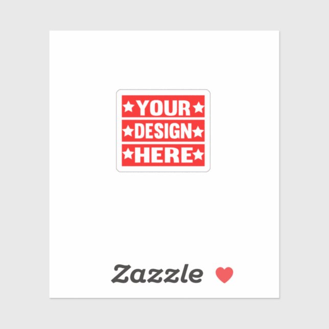 Ihr Design hier individuell Aufkleber (Blatt)