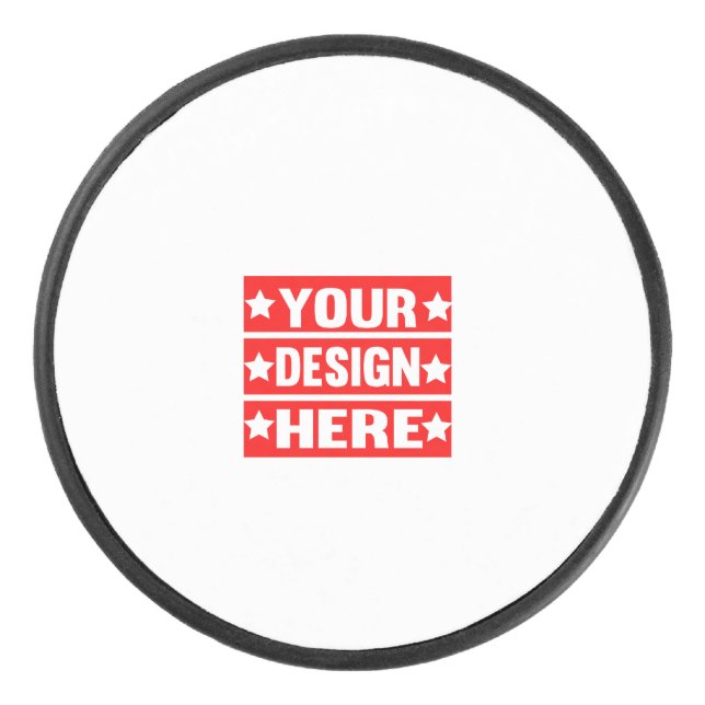 Ihr Design hier individuell Eishockey Puck (Vorderseite)