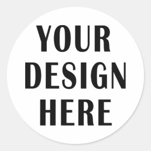 Ihr Design hier individuell Runder Aufkleber