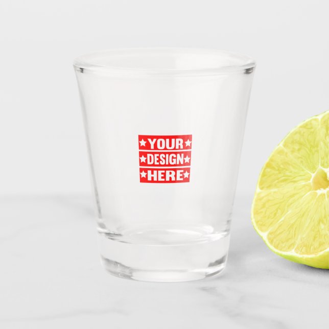 Ihr Design hier individuell Schnapsglas (Vorderseite)