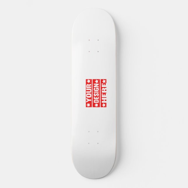 Ihr Design hier individuell Skateboard (Vorderseite)