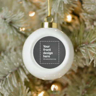 Ihr Design hier Keramik Kugel-Ornament