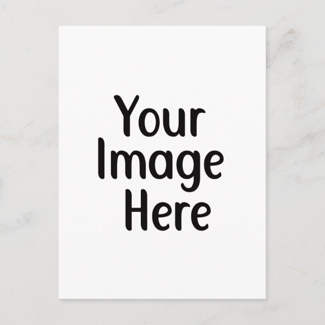 Ihr Design hier Personalisiert Postkarte (Vorderseite)
