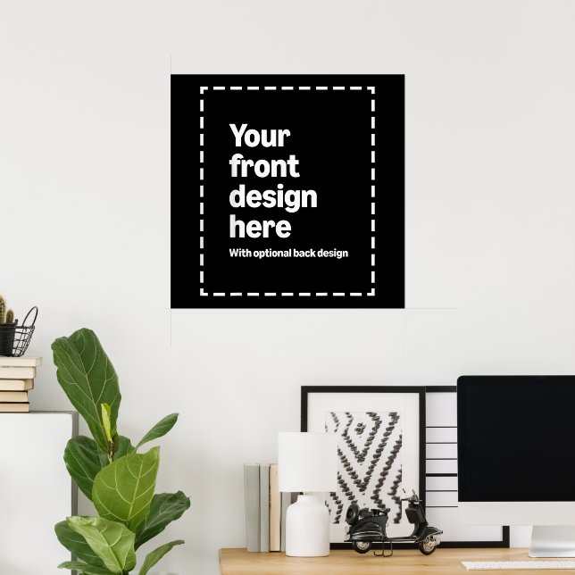 Ihr Design hier Poster (Heimbüro)