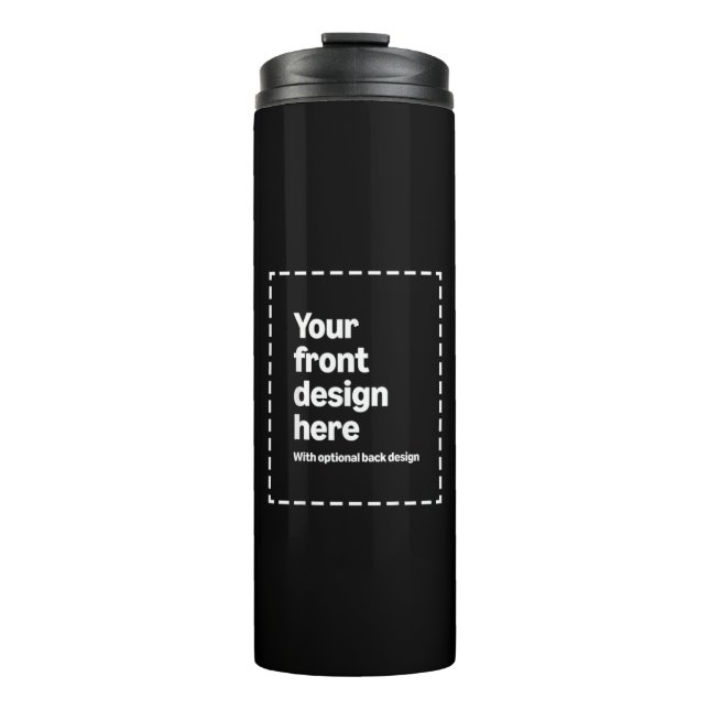 Ihr Design hier Thermosbecher (Vorderseite)