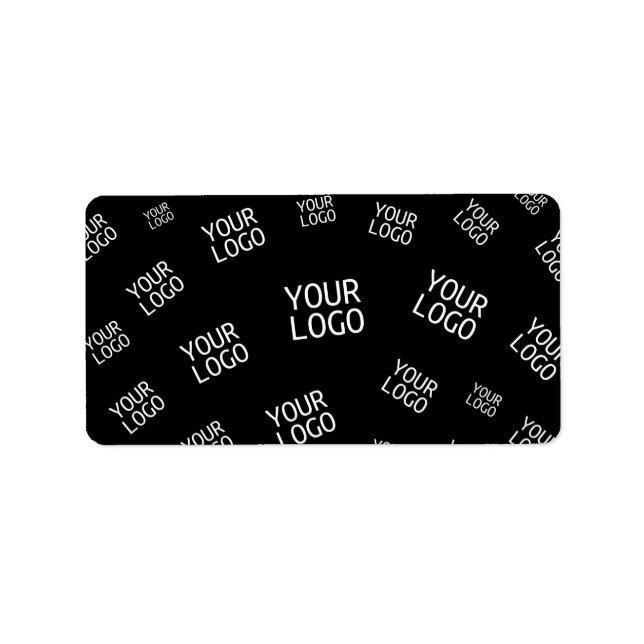 Ihr Design, Ihr Foto oder Ihr Firmenlogo zufällig  Adressaufkleber (Vorne)