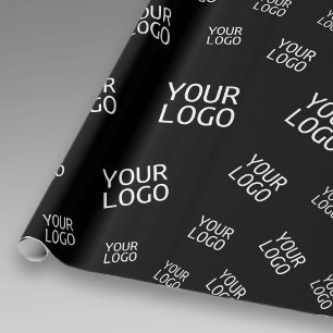 Ihr Design, Ihr Foto oder Ihr Firmenlogo zufällig Geschenkpapier