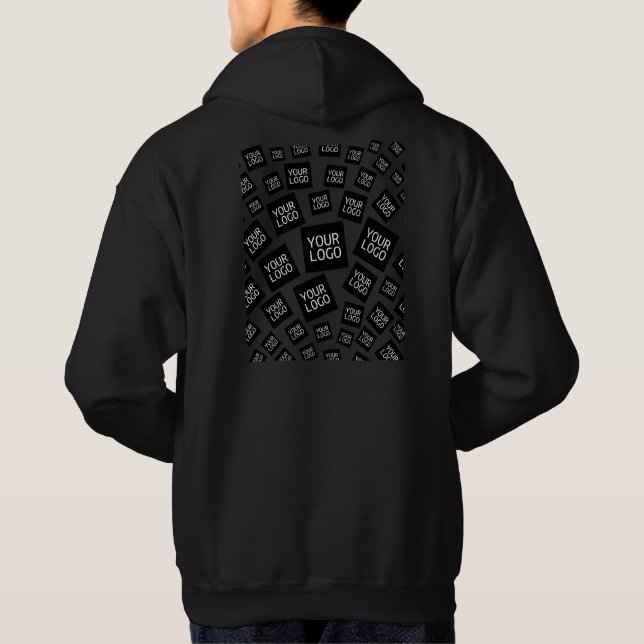 Ihr Design, Ihr Foto oder Ihr Firmenlogo zufällig  Hoodie (Rückseite)