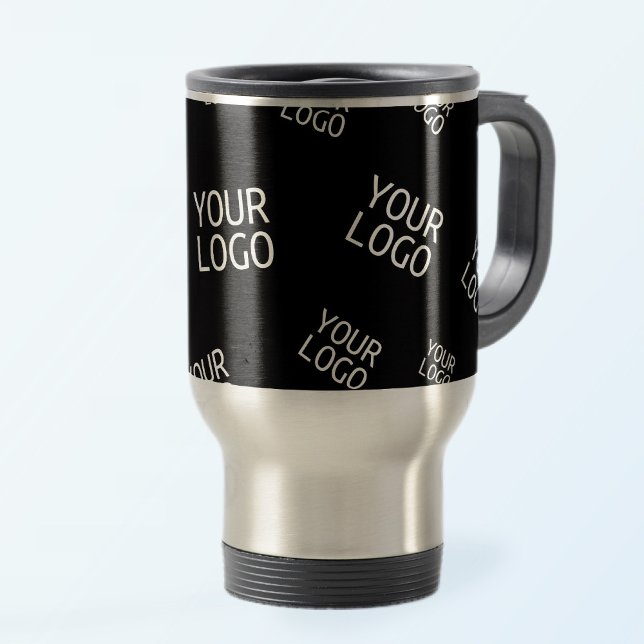Ihr Design, Ihr Foto oder Ihr Firmenlogo zufällig  Reisebecher (Von Creator hochgeladen)