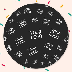 Ihr Design, Ihr Foto oder Ihr Firmenlogo zufällig  Runder Aufkleber