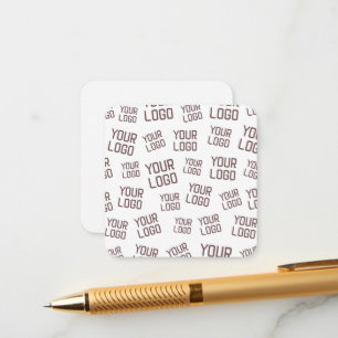 Ihr Design- oder Firmenlogo Random Platzierung Begleitkarte