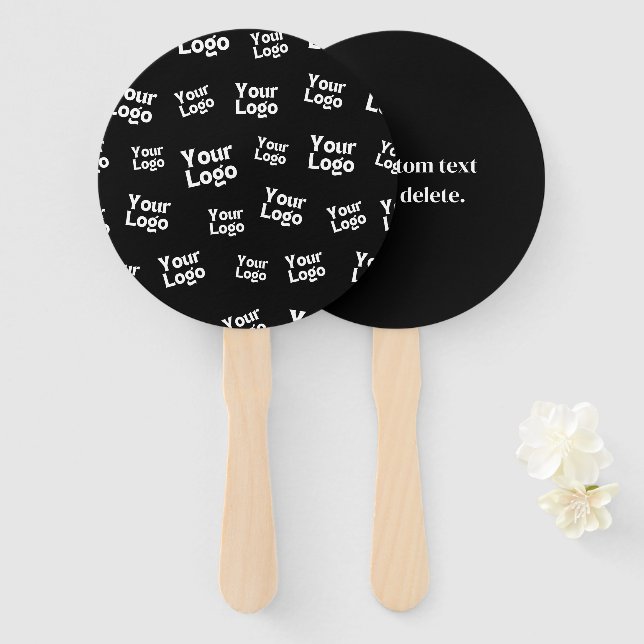 Ihr Design- oder Firmenlogo | Random Platzierung Fächer (Vorne und Hinten)