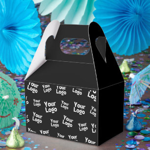 Ihr Design- oder Firmenlogo Random Platzierung Geschenkschachtel