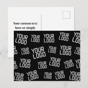 Ihr Design oder Firmenlogo Zufällige Platzierung Postkarte