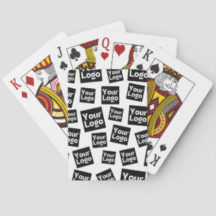 Ihr Design oder Firmenlogo   Zufällige Platzierung Spielkarten