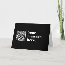 Ihr eigener hochgeladener QR-Code und bearbeitbare Karte