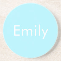 Ihr eigener Name oder Wort | Soft Sky Blue