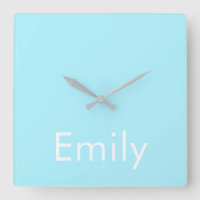 Ihr eigener Name oder Wort | Soft Sky Blue