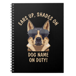 Ihr eigener Text, Ohrhörer-Schatten auf den Namen  Notizblock