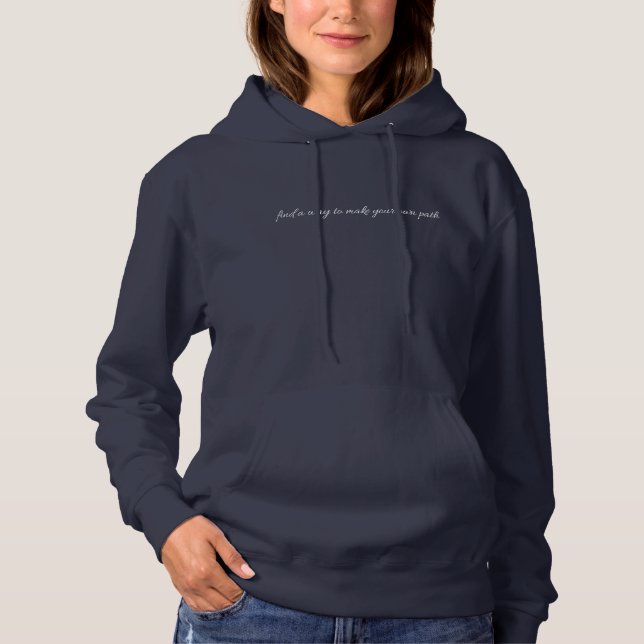 Ihr eigener Weg, die Grundschule der Frauen Hoodie (Vorderseite)