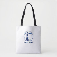 Ihr eigenes Boot oder Name Classic Lighthouse