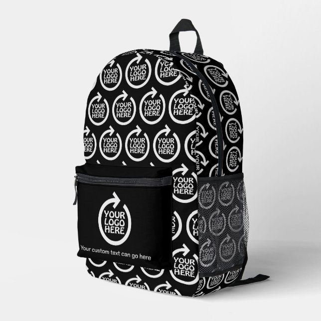 Ihr eigenes Firmenlogo Personalisiertes, individue Bedruckter Rucksack (Rückseitige Ecke Rechts)