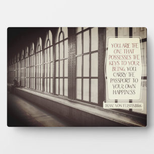 Ihr eigenes Glück Fotoplatte