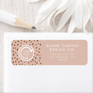 IHR EIGENES LOGO Beige & Boho Brown Dots