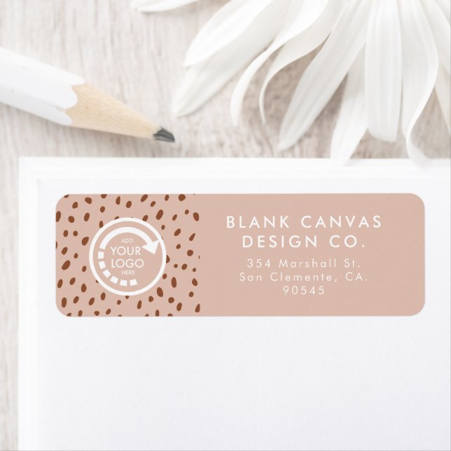 IHR EIGENES LOGO Beige & Boho Brown Dots (Insitu)