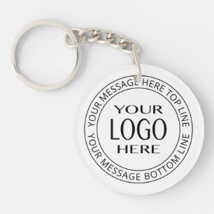 Ihr eigenes Logo und Ihr benutzerdefinierbarer Cir Schlüsselanhänger
