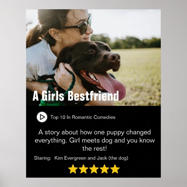 Ihr eigenes Personalisiertes Filmplakat Poster (Vorne)