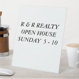 Ihr eigenes Zeichen Sockelschild