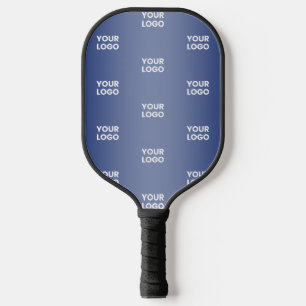 Ihr einfaches mehrfarbiges Logo   Blaue Strahlung Pickleball Schläger