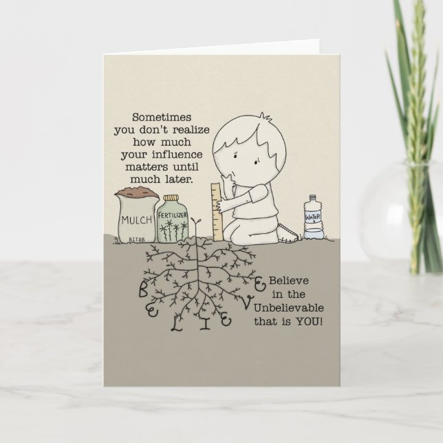 Ihr Einfluss ist wichtig Karte (Vorderseite)