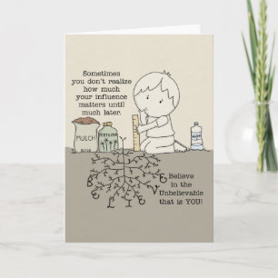 Ihr Einfluss ist wichtig Karte