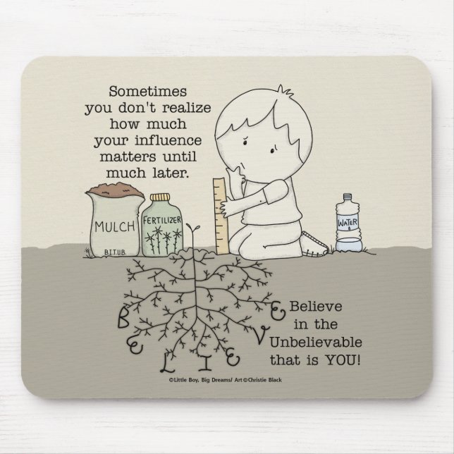 Ihr Einfluss ist wichtig Mousepad (Vorne)