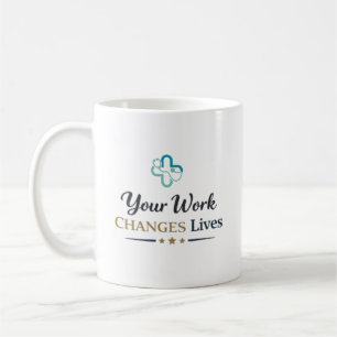 Ihr Einsatz verändert Leben Arzt Dankeschön-Gesche Kaffeetasse