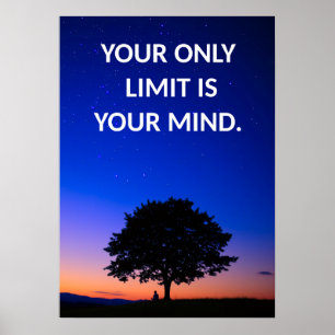 Ihr einziges Limit ist Ihr Motivationspaket Poster