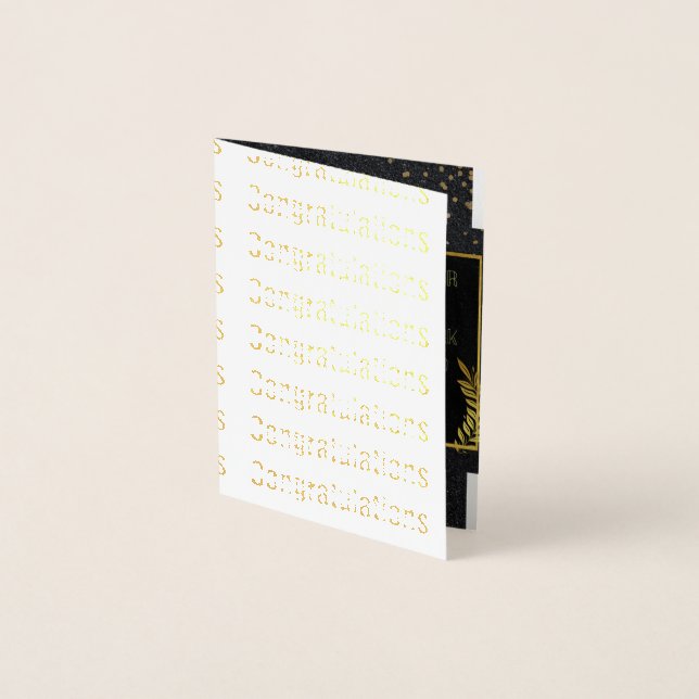 Ihr Erfolg würdigen Folienkarte (Vorderseite)