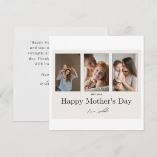 Ihr erstes Muttertagsfoto-Flat-Card Feiertagskarte